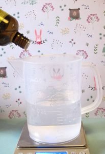 Réalisation lotion nettoyante bébé