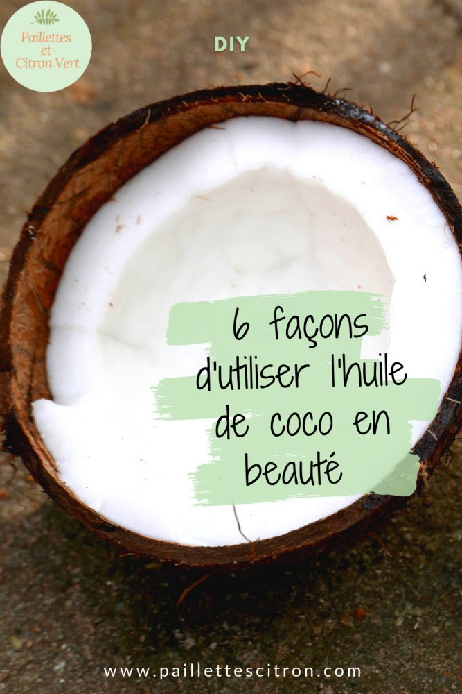 Utiliser l'huile de noix de coco