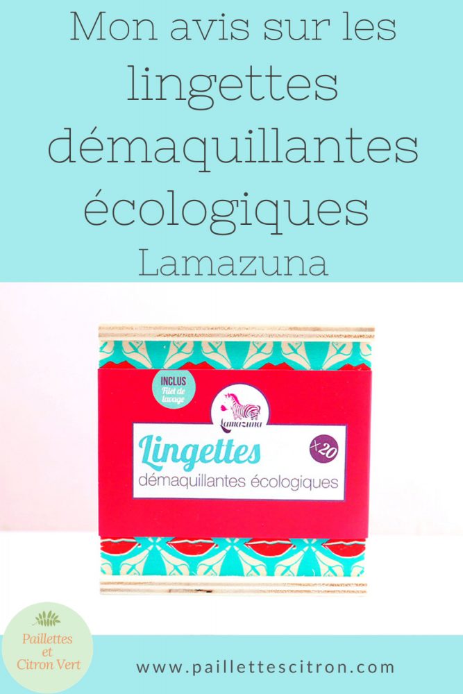 Lingettes démaquillantes écologiques