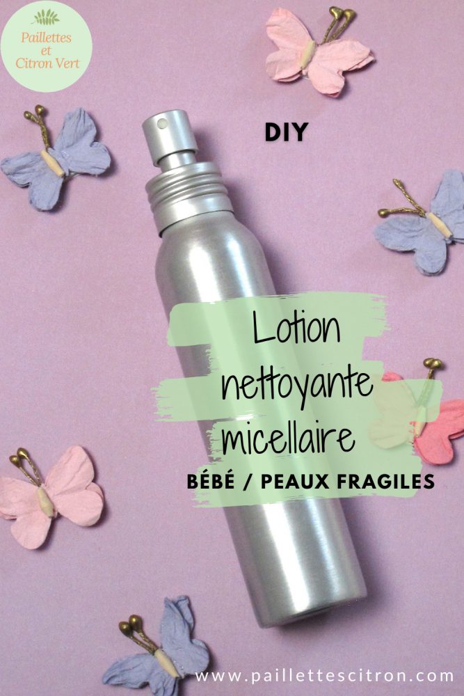 Lotion nettoyante micellaire