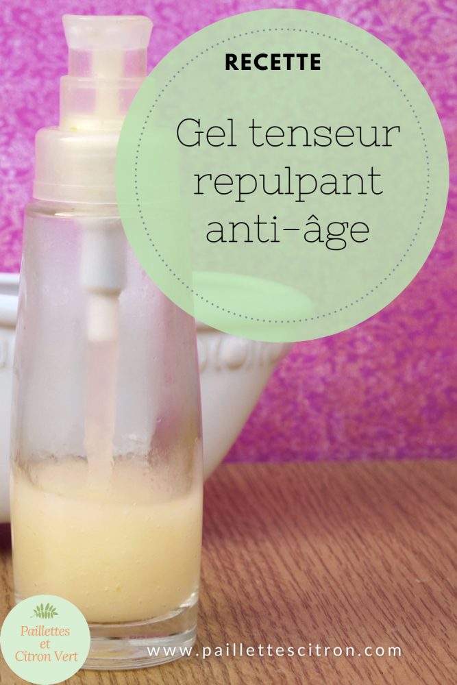 Gel tenseur repulpant anti-âge