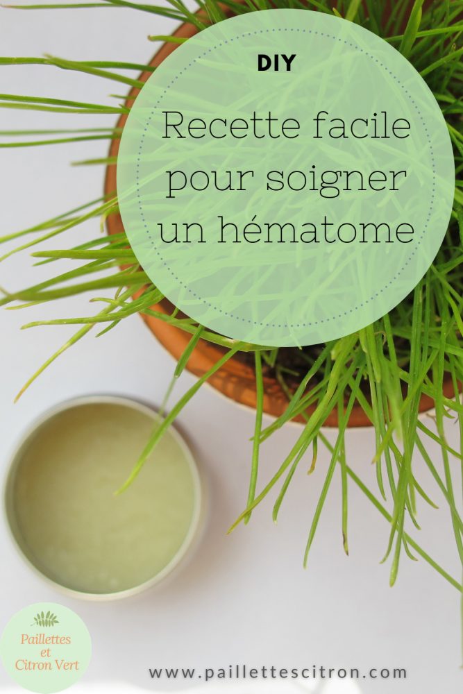 Recette facile pour soigner un hématome