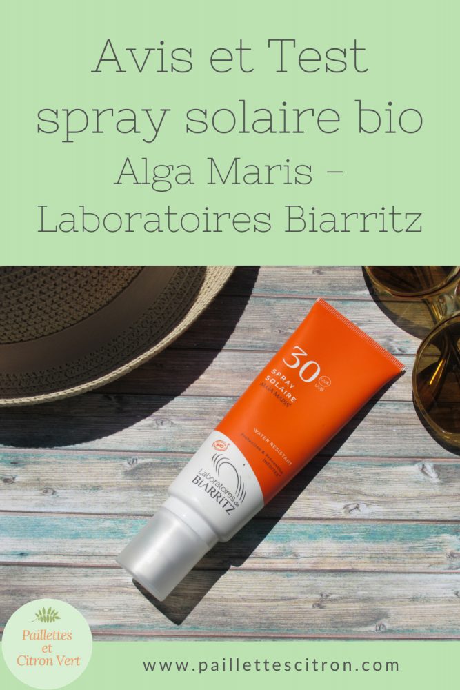 Spray solaire bio