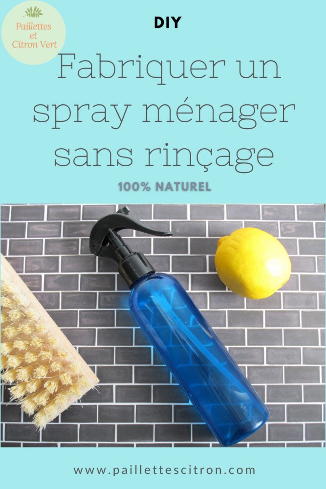 spray ménager sans rinçage