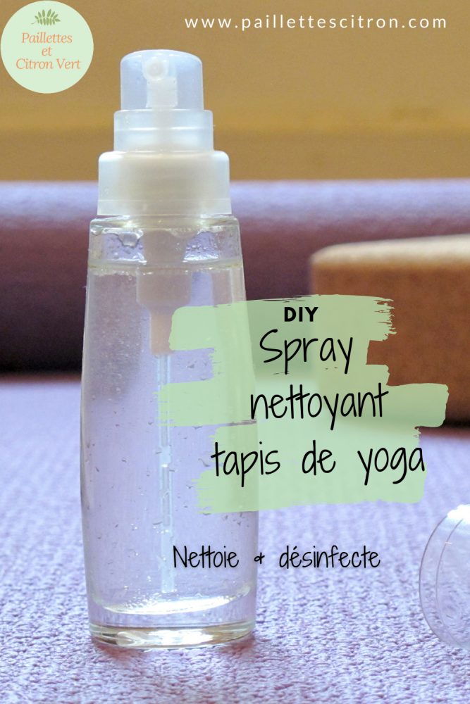 Spray nettoyant tapis de yoga