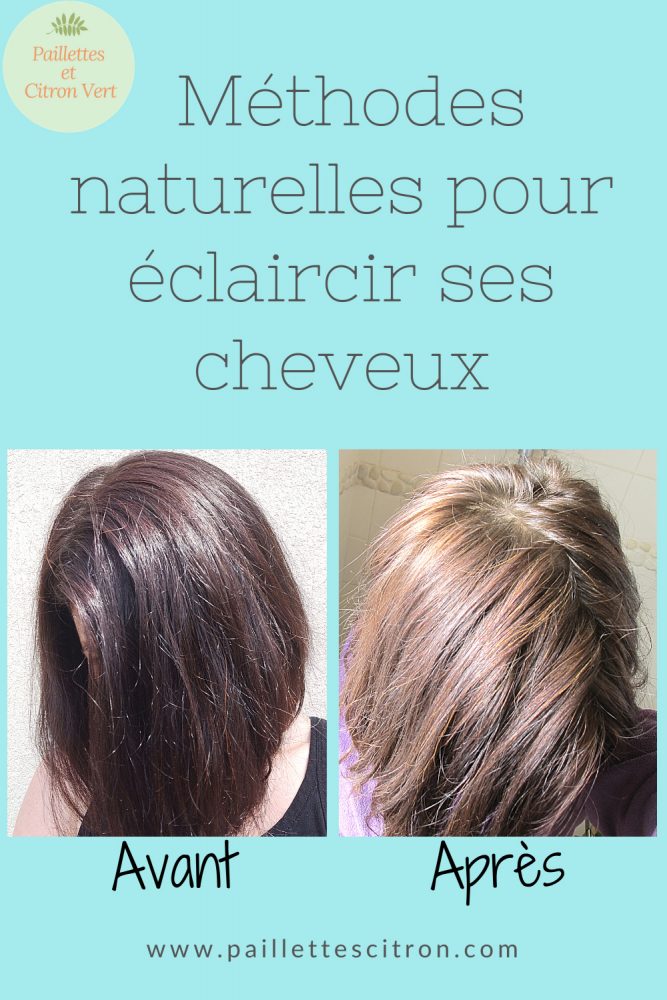 Méthodes naturelles pour éclaircir cheveux