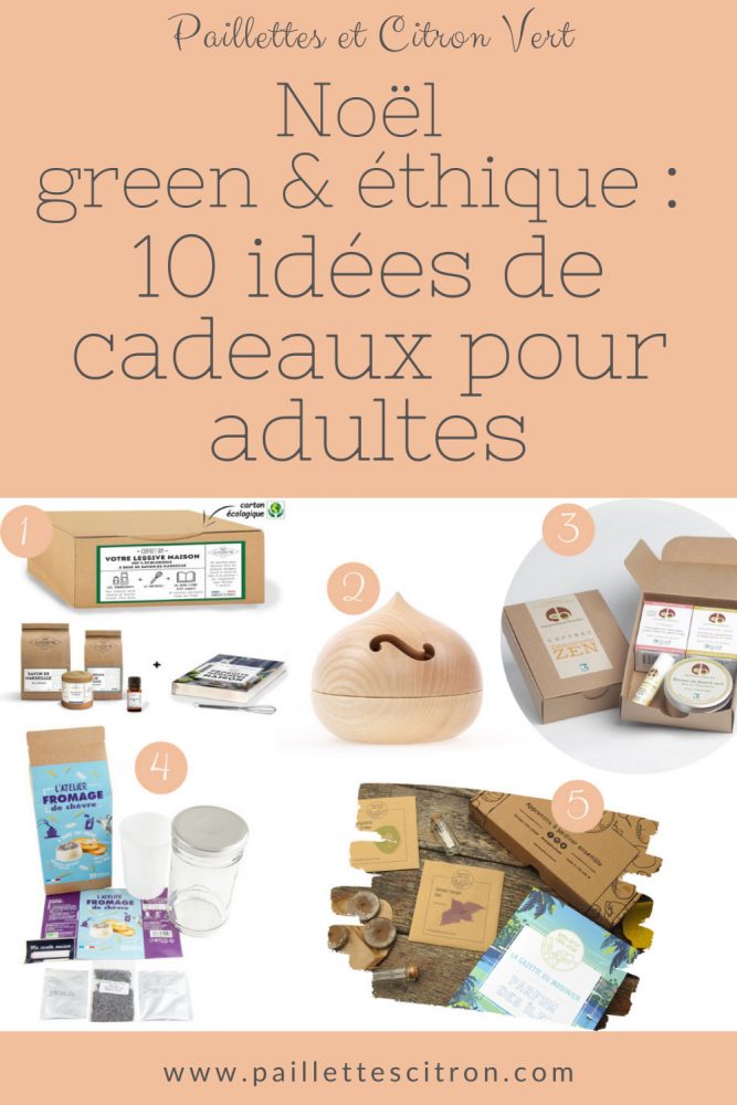 Cadeaux éthiques et green pour adultes