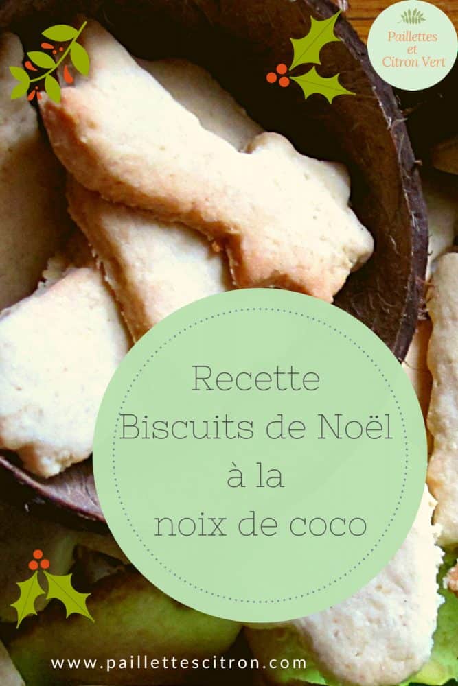 Recette Biscuits de Noël à la noix de coco