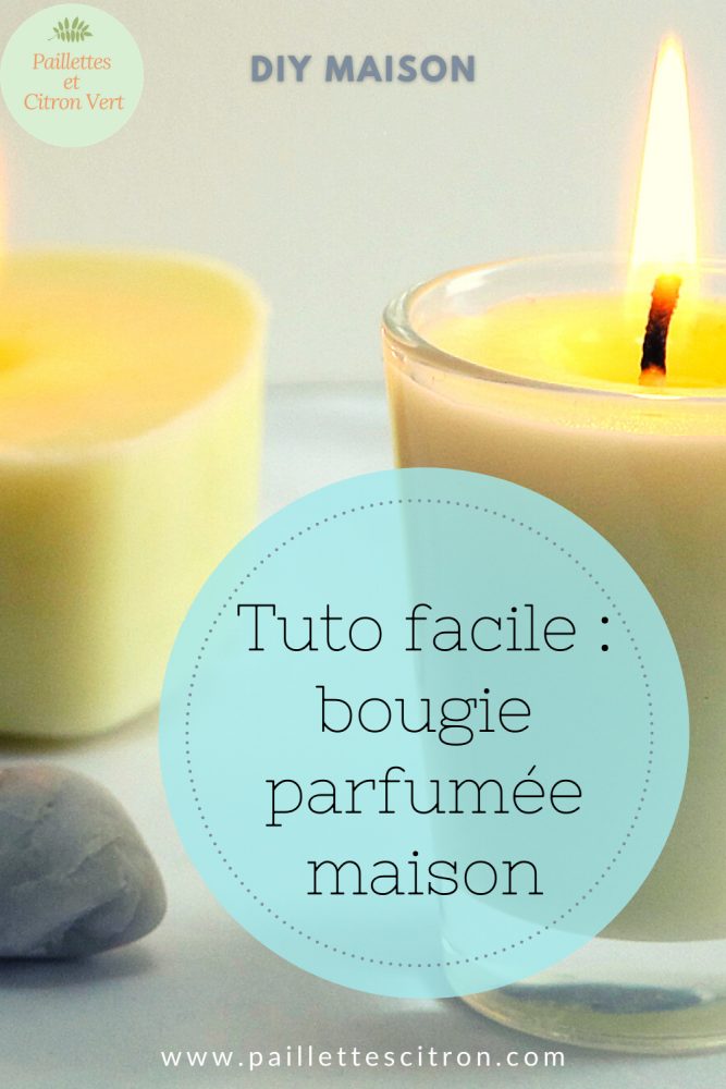 bougie faite maison