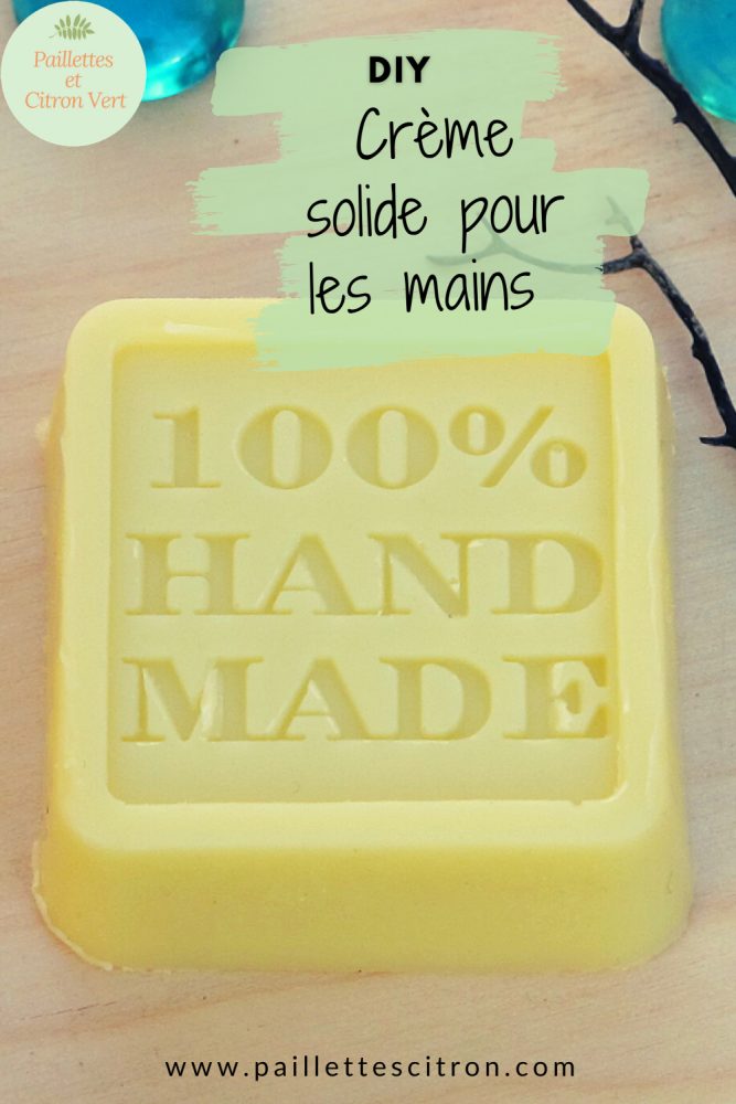 Crème solide mains diy