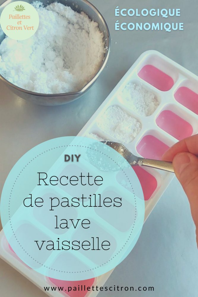 Recette de Tablettes lave-vaisselle maison