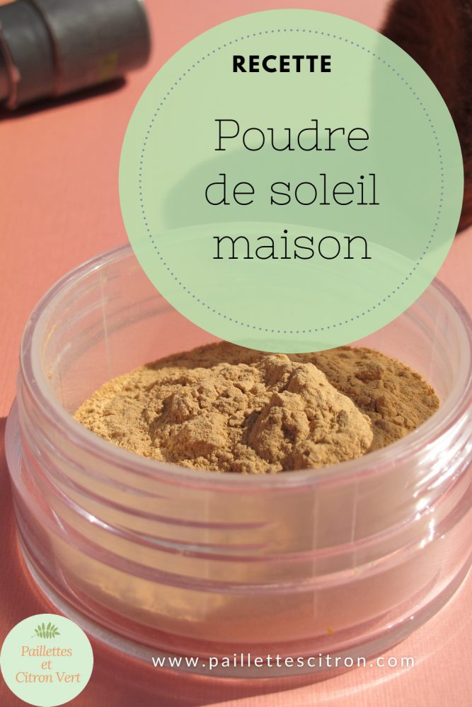 Poudre de soleil maison