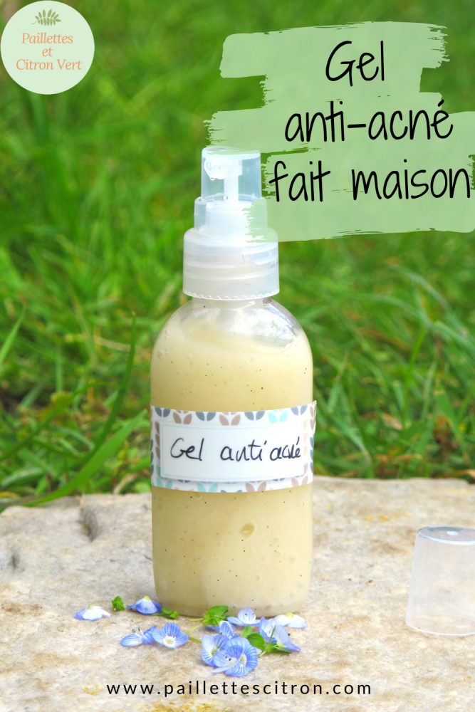 Gel anti-acné maison