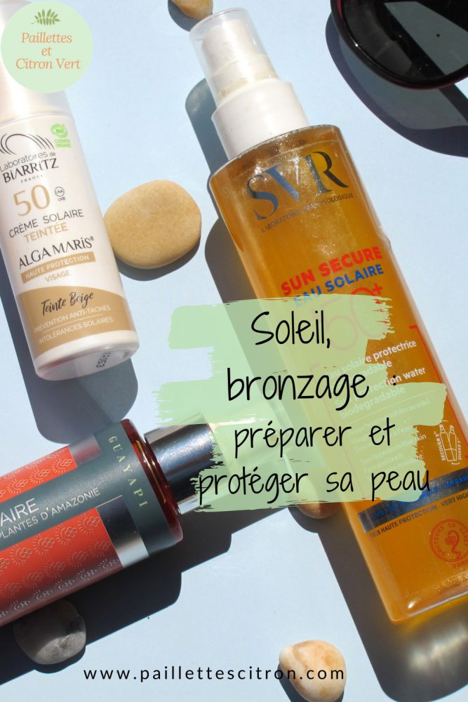 bronzage préparer sa peau